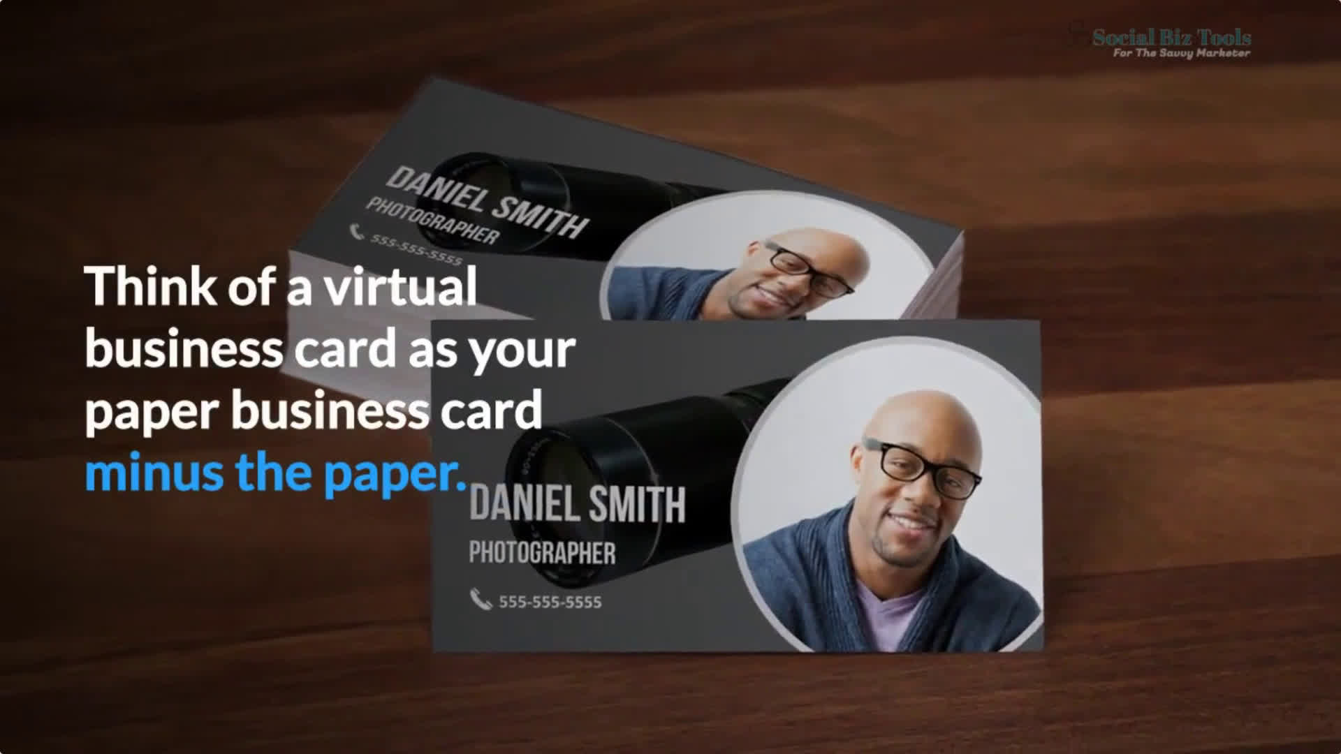make a virtual business card